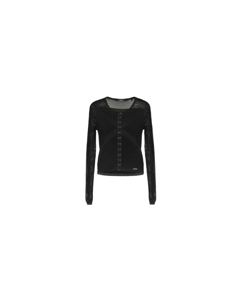 Guess STRICKWAREN - Strickjackenauf YOOX.COM Schwarz