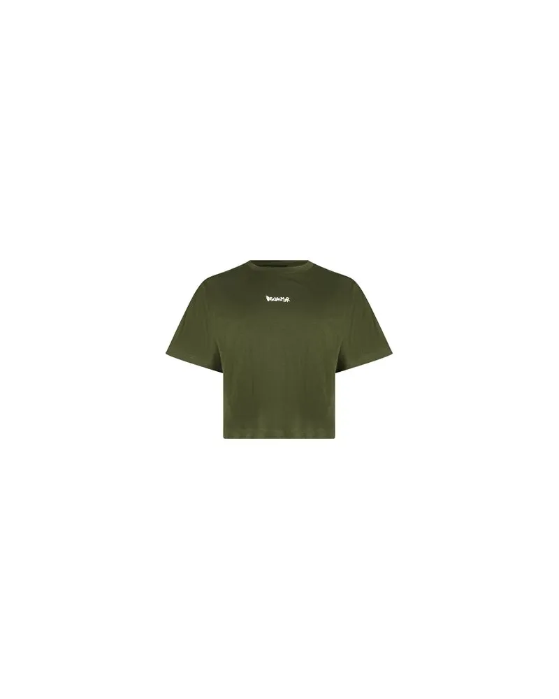 DISCLAIMER TOPS - T-shirtsauf YOOX.COM Militärgrün