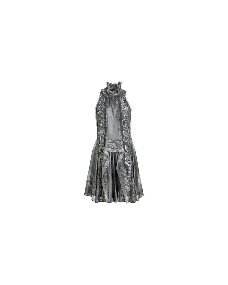 Alberta Ferretti KLEIDER - Mini-Kleiderauf YOOX.COM Silber