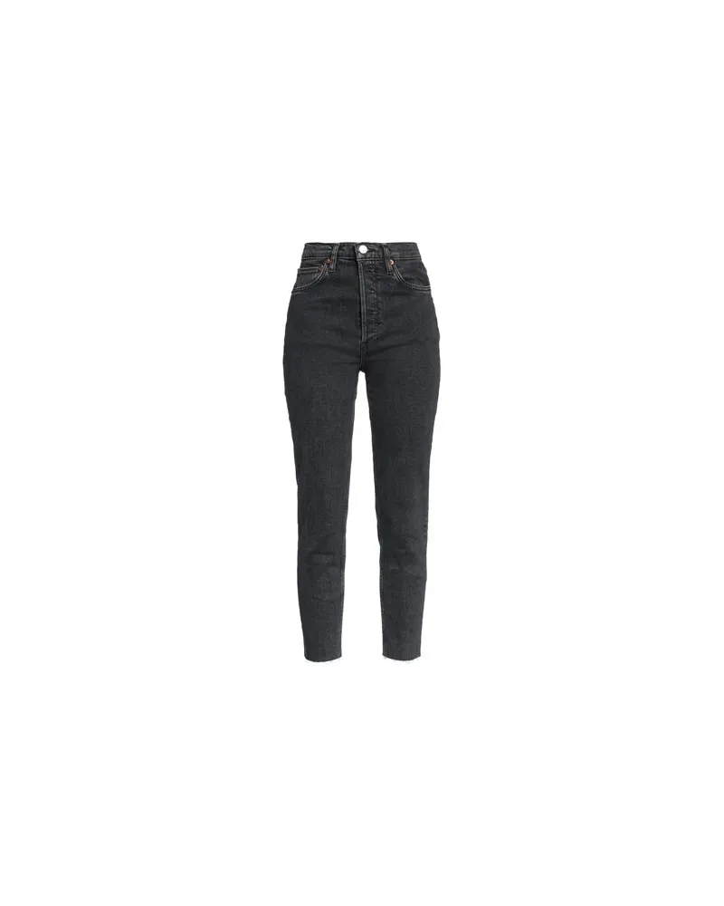 RE/DONE HOSEN & RÖCKE - Jeanshosenauf YOOX.COM Schwarz