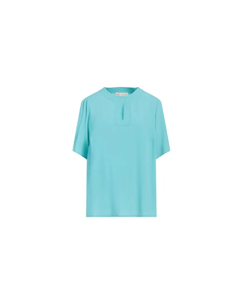 Maison Common TOPS - Topsauf YOOX.COM Himmelblau