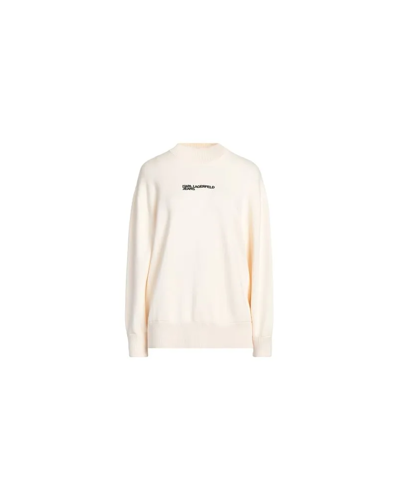 Karl Lagerfeld STRICKWAREN - Pulloverauf YOOX.COM Cremeweiß