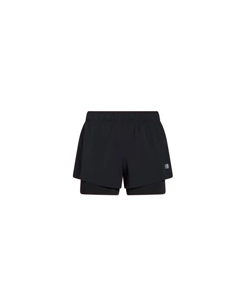 New Balance HOSEN & RÖCKE - Shorts & Bermudashortsauf YOOX.COM Schwarz