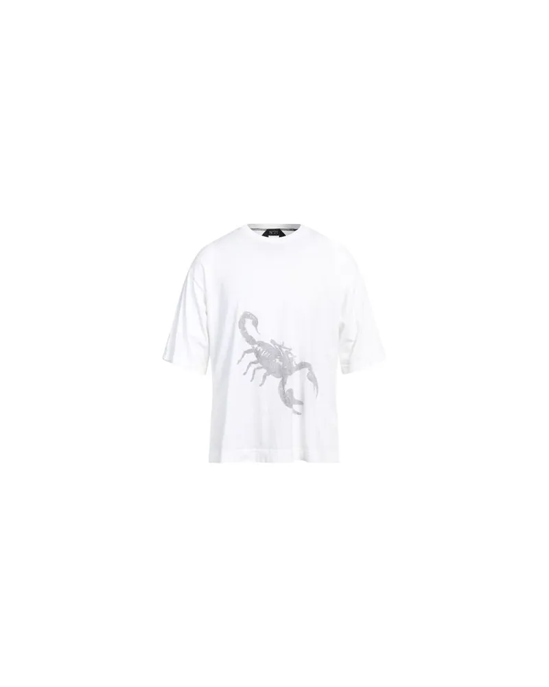 N° 21 TOPS - T-shirtsauf YOOX.COM Weiß