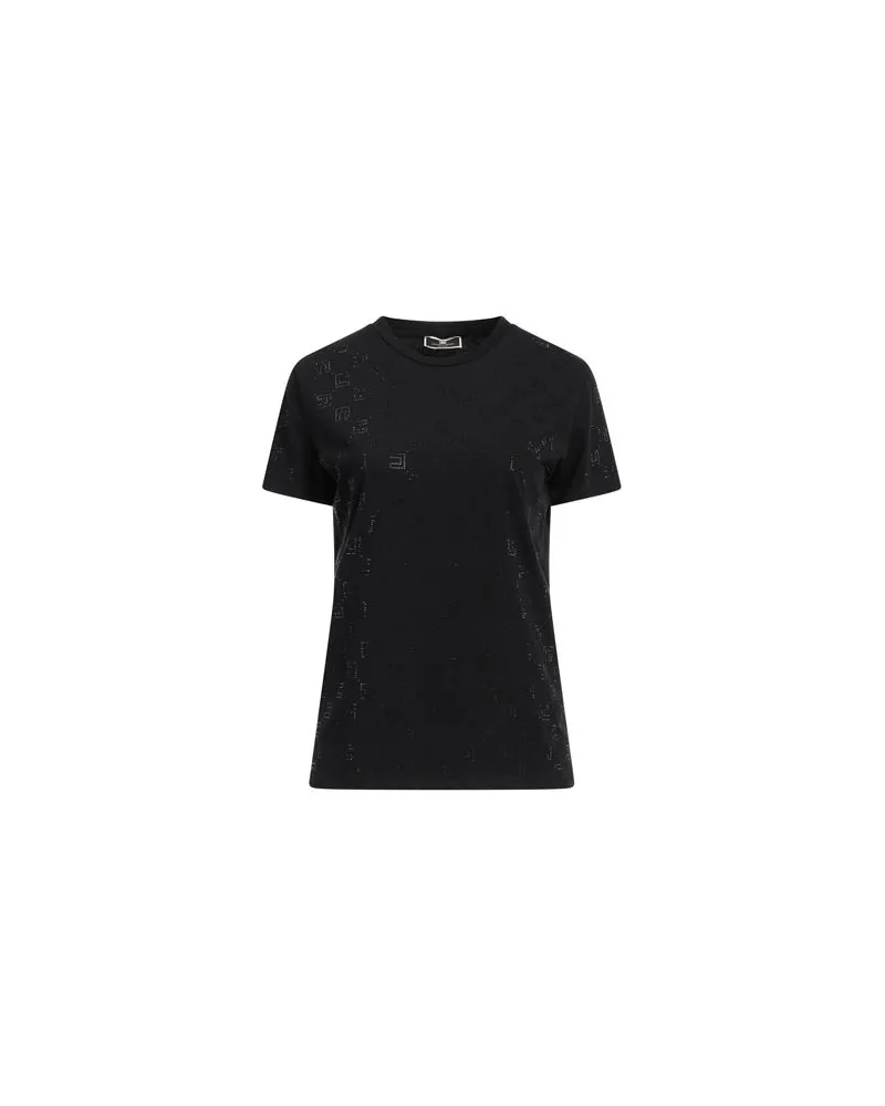 Elisabetta Franchi TOPS - T-shirtsauf YOOX.COM Schwarz