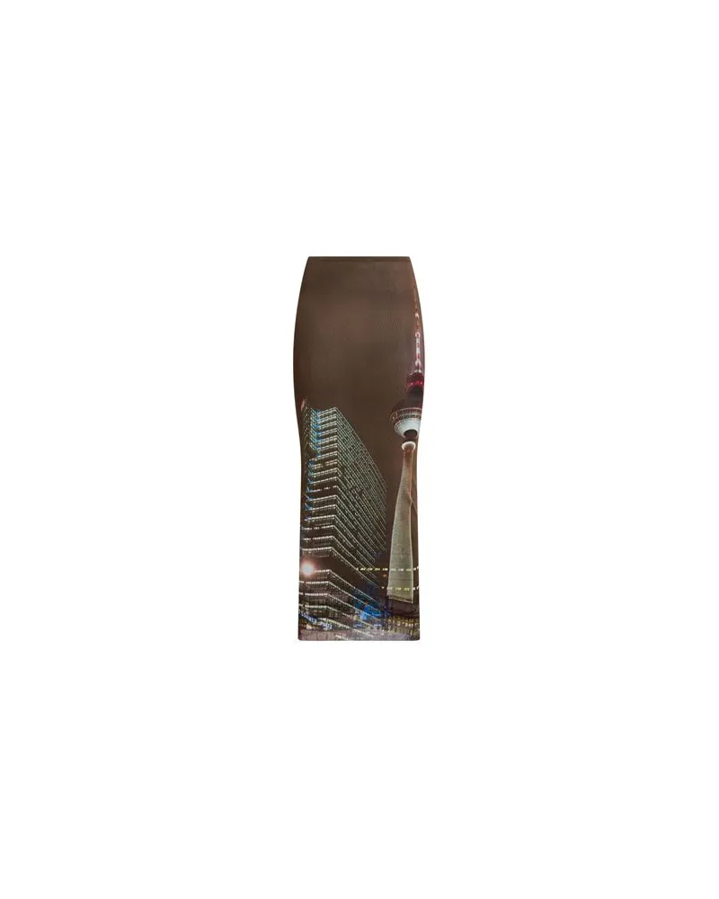 Jean Paul Gaultier HOSEN & RÖCKE - Maxi-Röckeauf YOOX.COM Braun