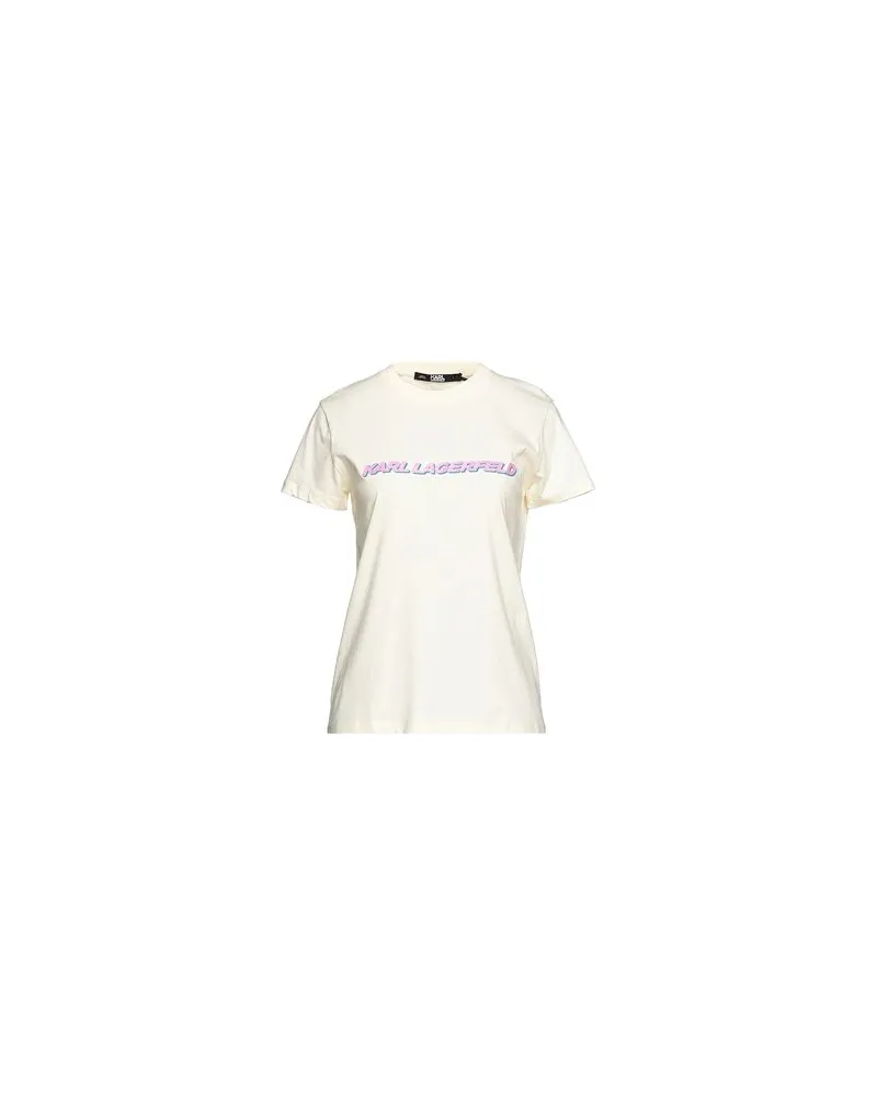 Karl Lagerfeld TOPS - T-shirtsauf YOOX.COM Elfenbein