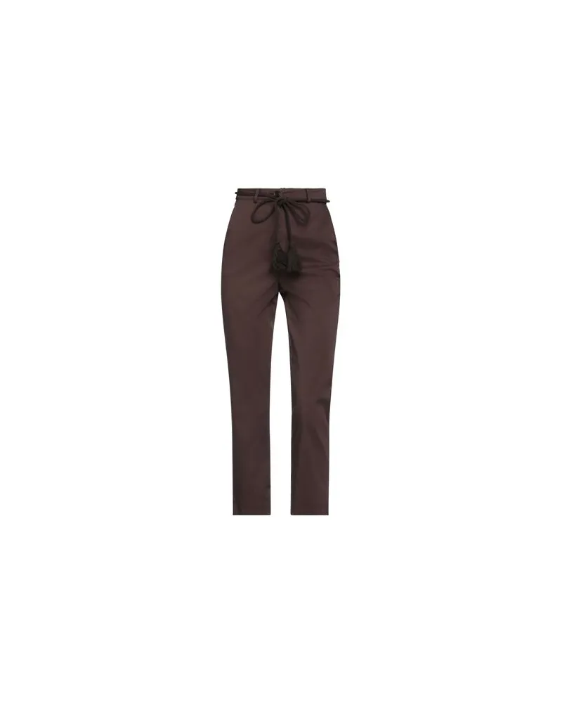 Patrizia Pepe HOSEN & RÖCKE - Hosenauf YOOX.COM Braun