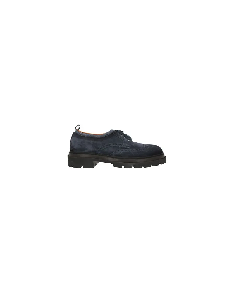 Santoni SCHUHE - Schnürschuheauf YOOX.COM Marineblau