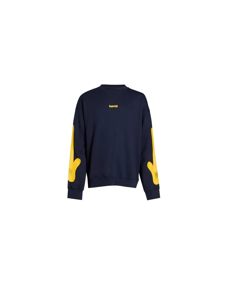 DISCLAIMER TOPS - Sweatshirtsauf YOOX.COM Nachtblau