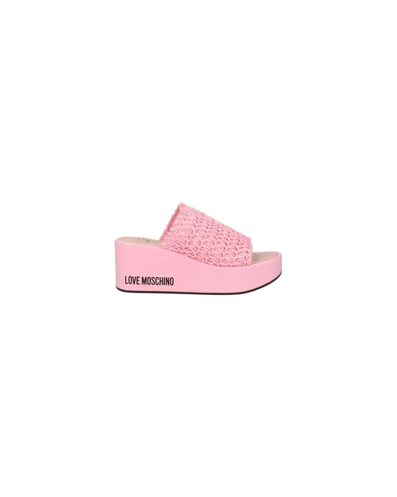 Moschino SCHUHE - Sandalenauf YOOX.COM Rosa