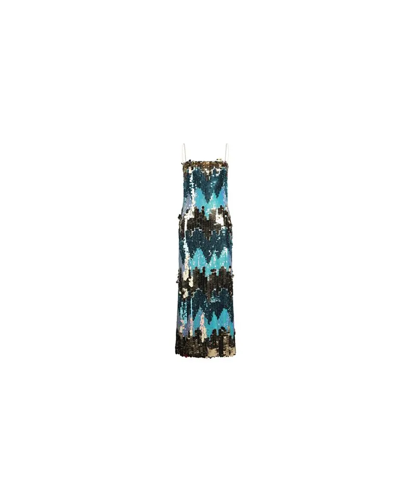 NEW ARRIVALS KLEIDER - Maxi-Kleiderauf YOOX.COM Azurblau