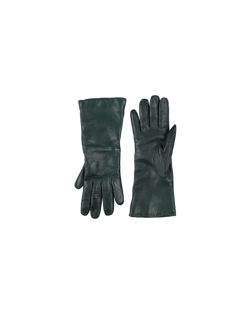 Luisa Spagnoli ACCESSOIRES - Handschuheauf YOOX.COM Dunkelgrün