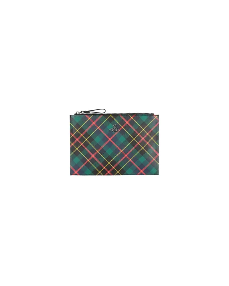 Vivienne Westwood Kleinlederwaren - Kosmetiktäschchenauf YOOX.COM Dunkelgrün