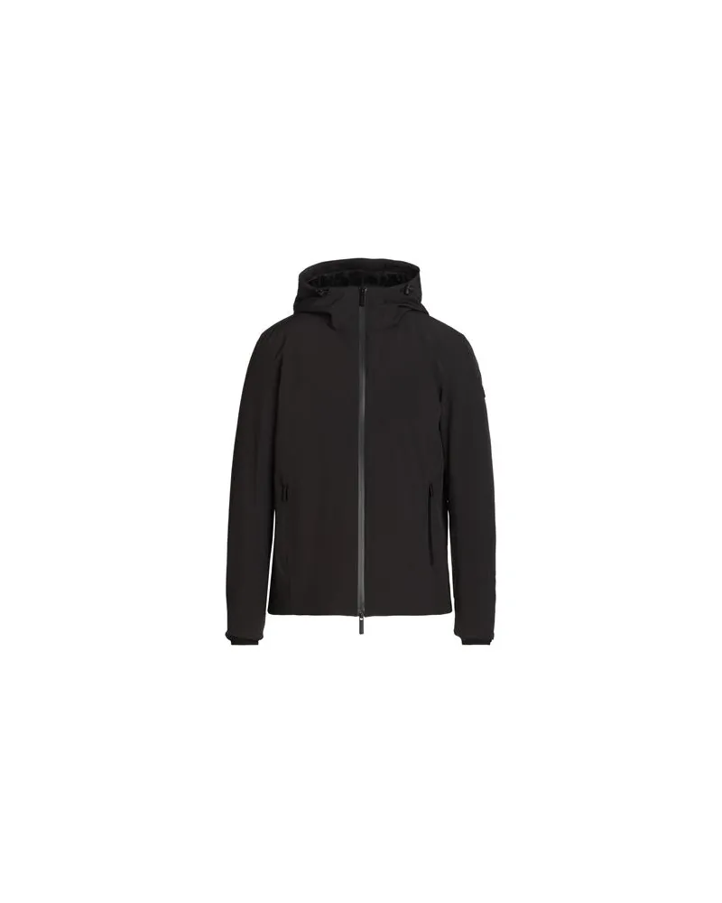 Woolrich PACIFIC SOFT SHELL JACKET  - JACKEN & MÄNTEL - Pufferjacken & Daunenjackenauf YOOX.COM Schwarz