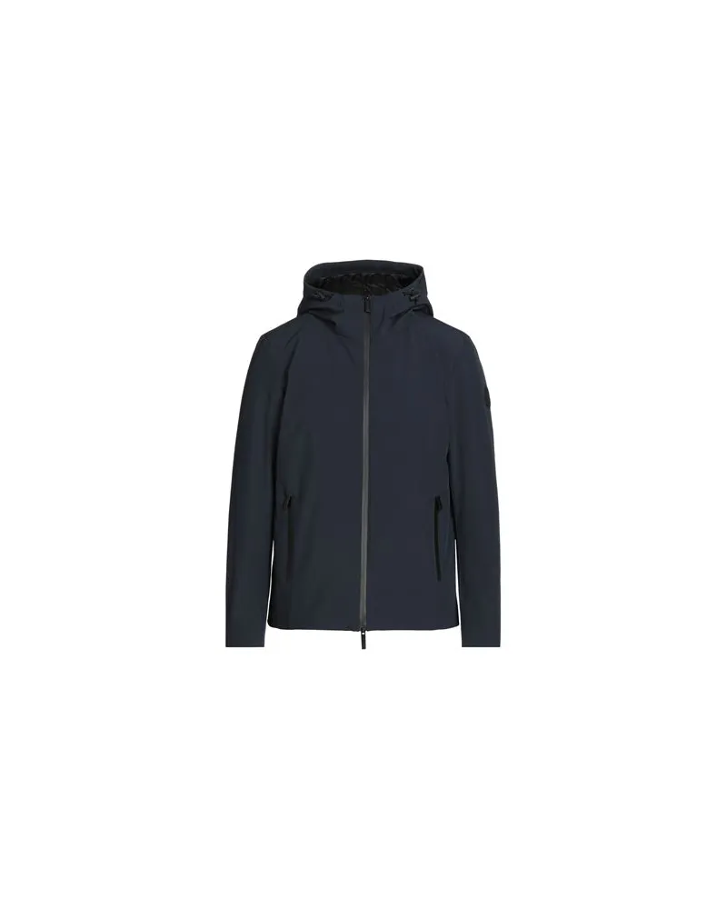 Woolrich PACIFIC SOFT SHELL JACKET  - JACKEN & MÄNTEL - Pufferjacken & Daunenjackenauf YOOX.COM Marineblau