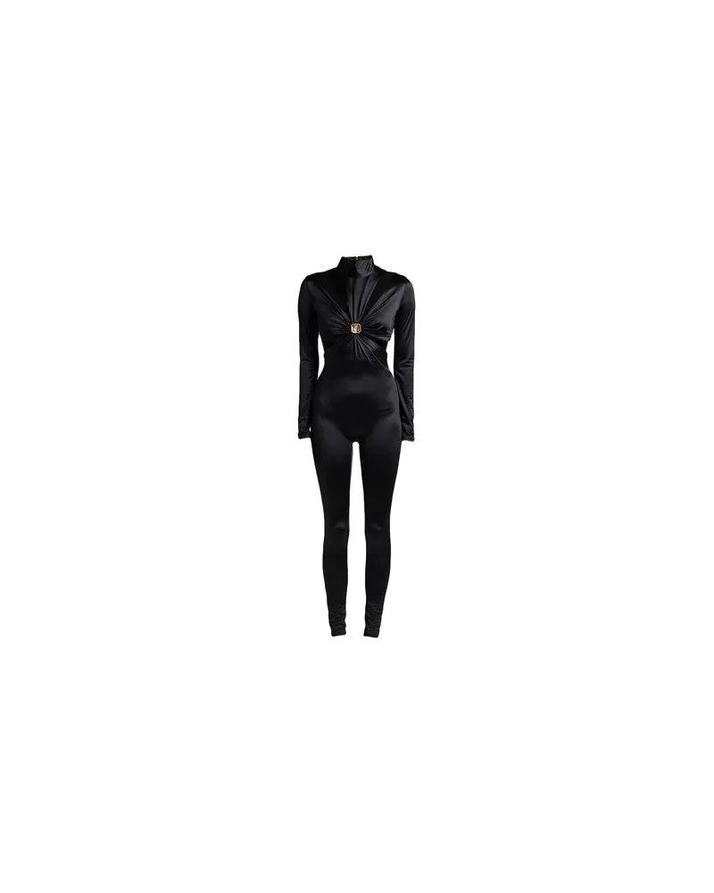 Elisabetta Franchi OVERALLS - Jumpsuitsauf YOOX.COM Schwarz