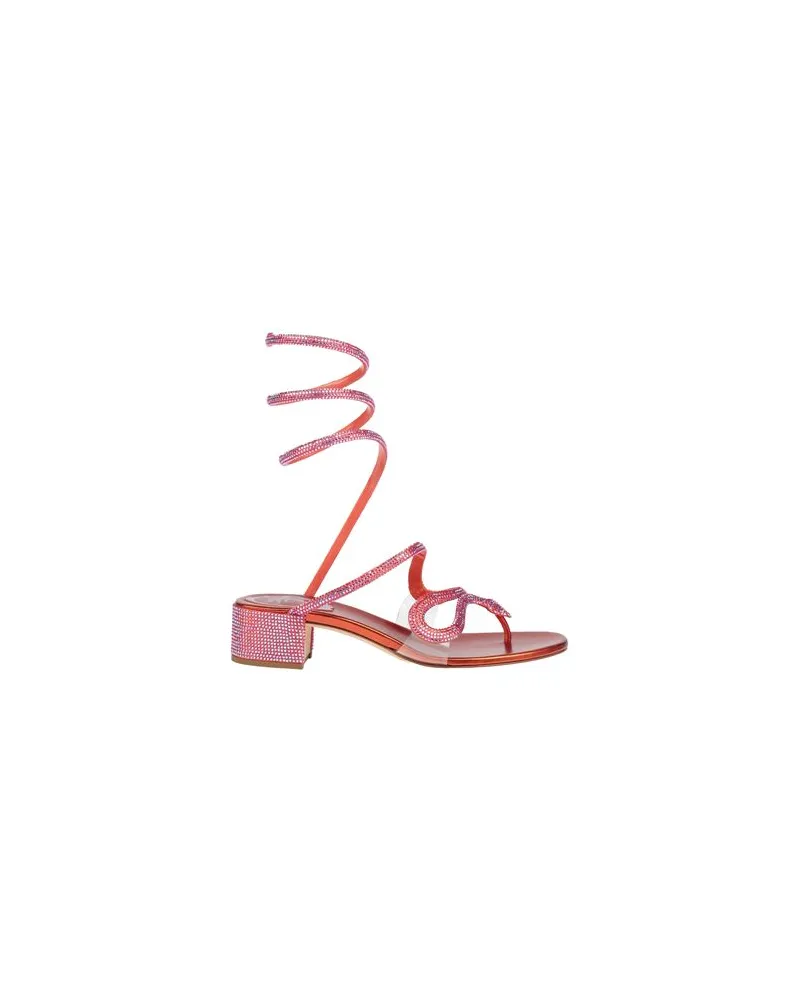 René Caovilla SCHUHE - Zehentrennerauf YOOX.COM Rostrot