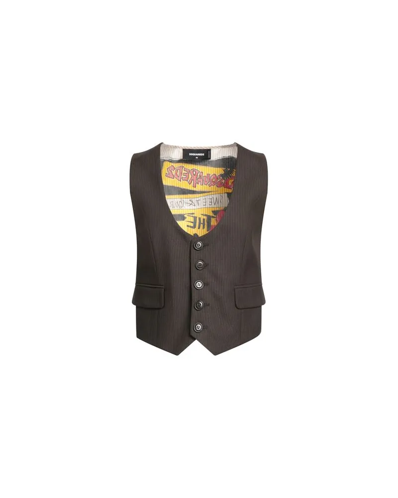 Dsquared2 ANZÜGE und CO-ORDS - Couture-Westenauf YOOX.COM Dunkelbraun