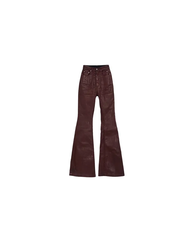 DRKSHDW by Rick Owens HOSEN & RÖCKE - Jeanshosenauf YOOX.COM Ziegelrot