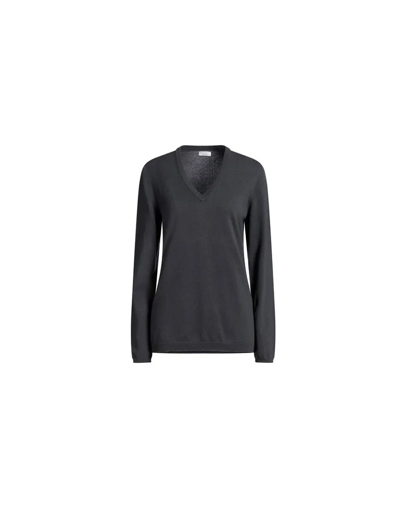 Brunello Cucinelli STRICKWAREN - Pulloverauf YOOX.COM Braungrau