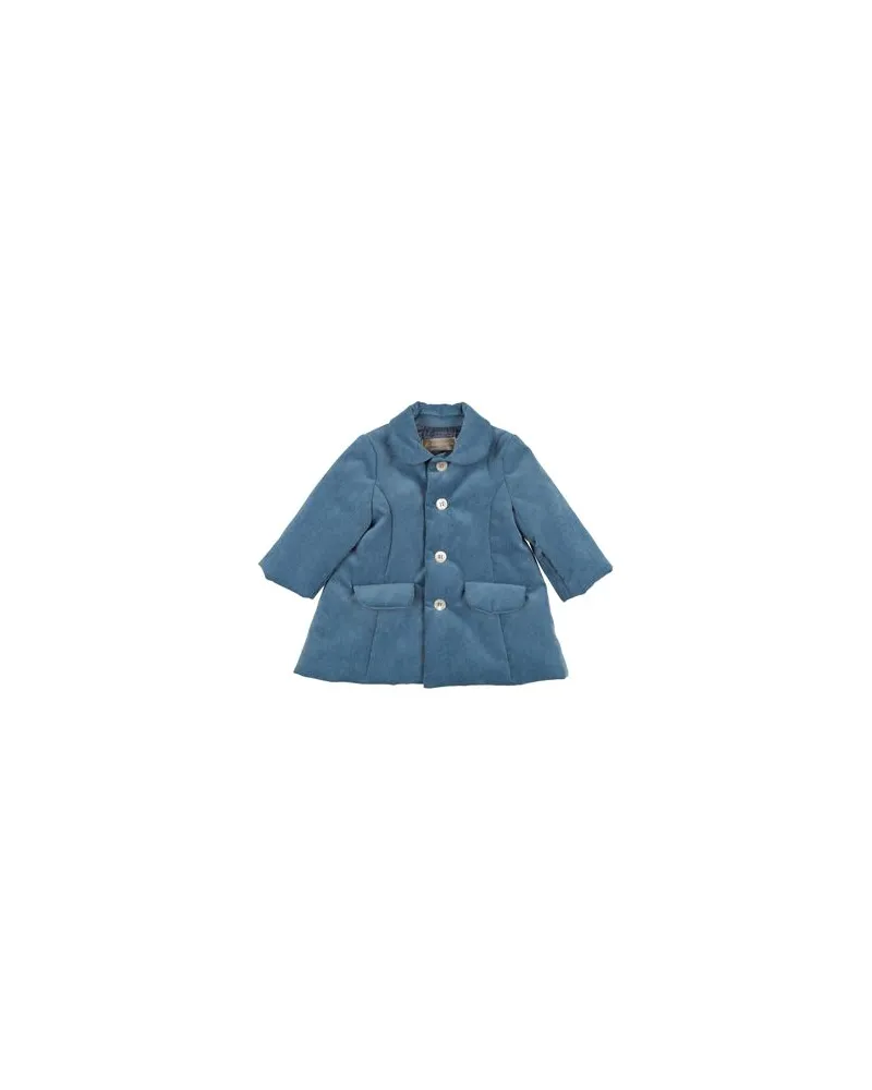 La Stupenderia JACKEN & MÄNTEL - Mäntelauf YOOX.COM Taubenblau