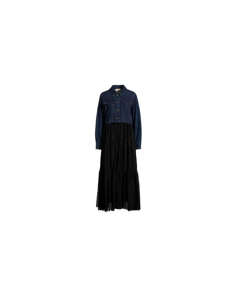 Kaos KLEIDER - Maxi-Kleiderauf YOOX.COM Schwarz