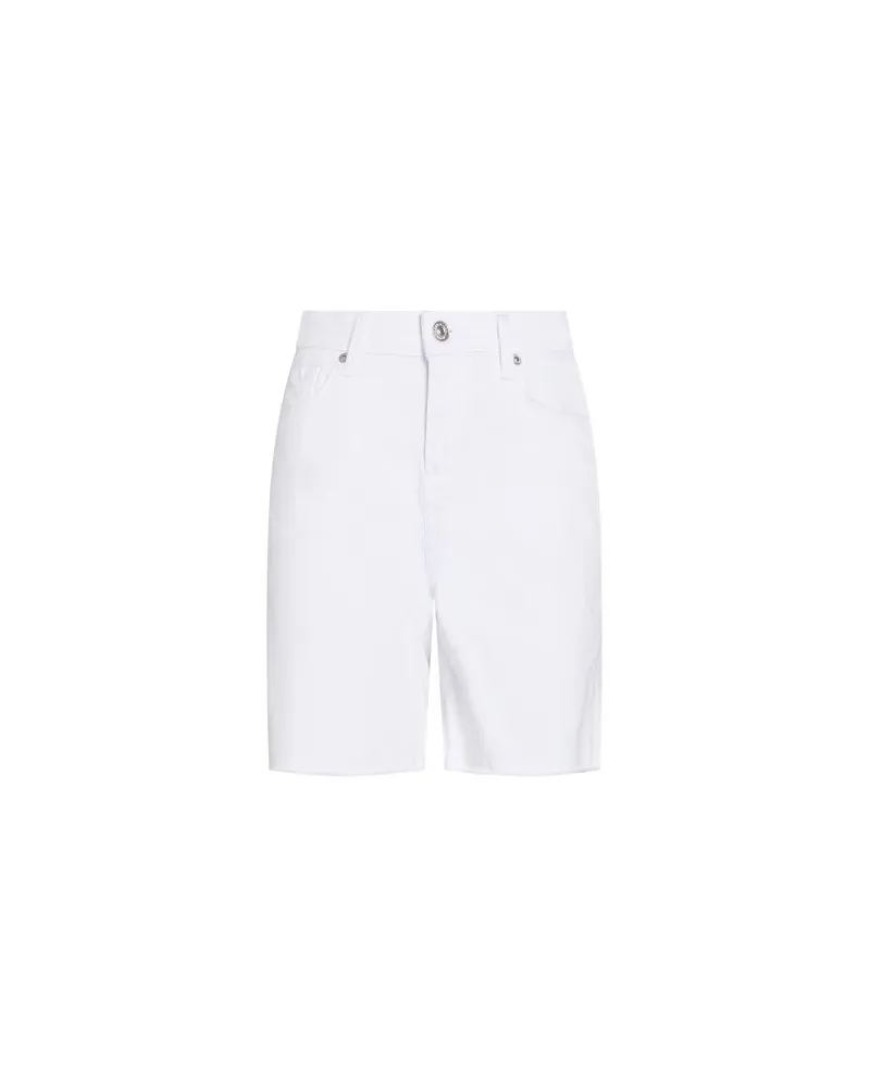 7 for all mankind HOSEN & RÖCKE - Jeansshortsauf YOOX.COM Weiß