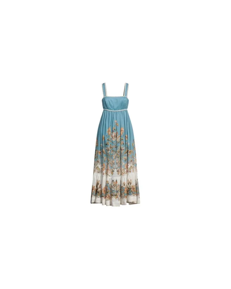 Zimmermann KLEIDER - Midi-Kleiderauf YOOX.COM Blaugrau