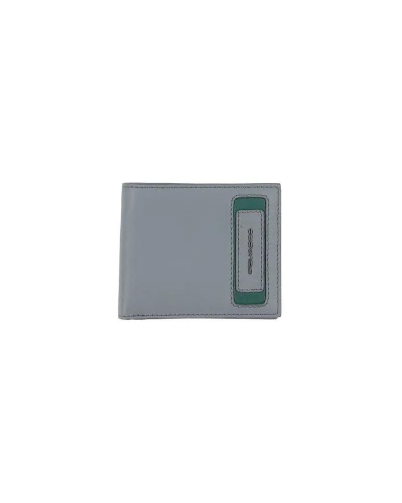 Piquadro Kleinlederwaren - Brieftaschenauf YOOX.COM Hellgrau