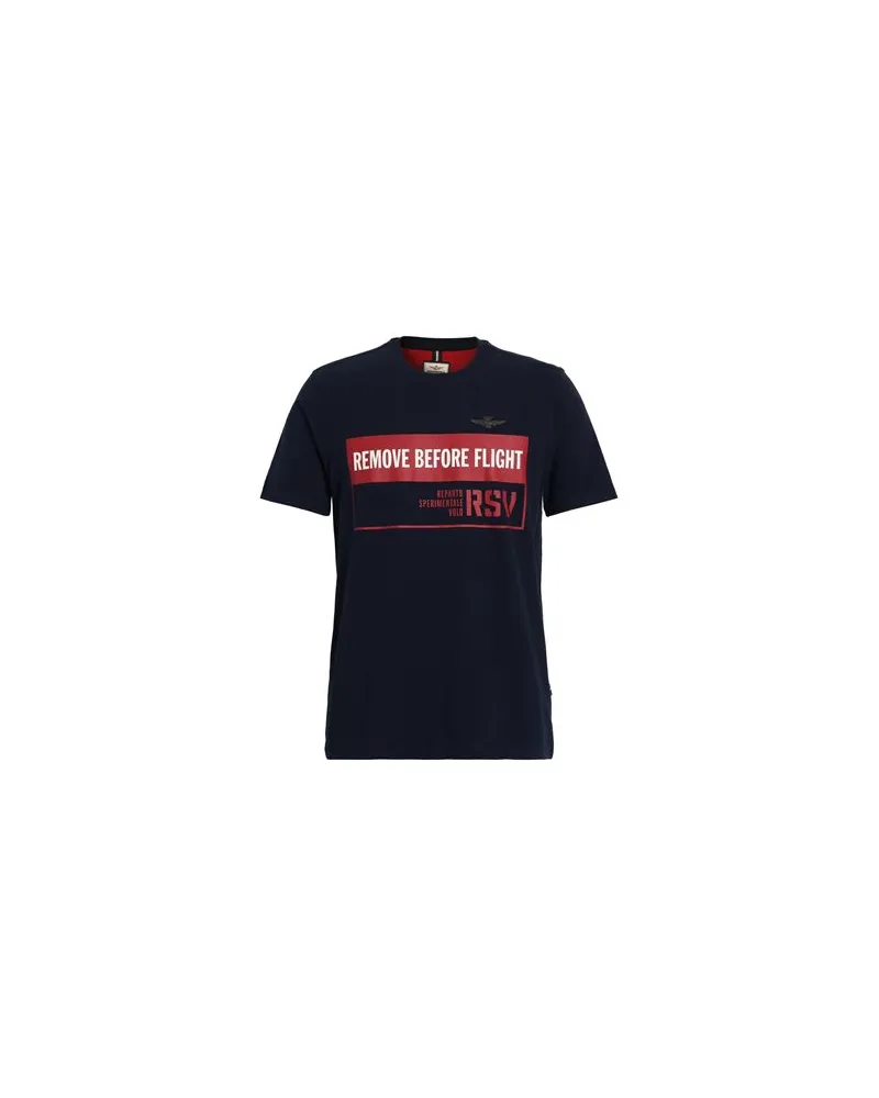 Aeronautica Militare TOPS - T-shirtsauf YOOX.COM Nachtblau