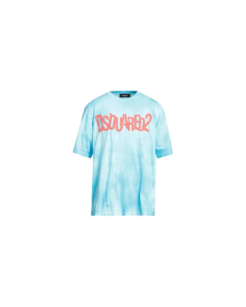 Dsquared2 TOPS - T-shirtsauf YOOX.COM Azurblau