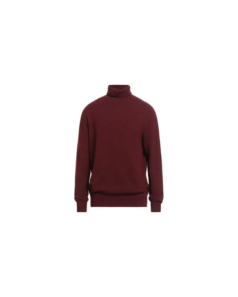 Malo STRICKWAREN - Rollkragenpulloverauf YOOX.COM Ziegelrot