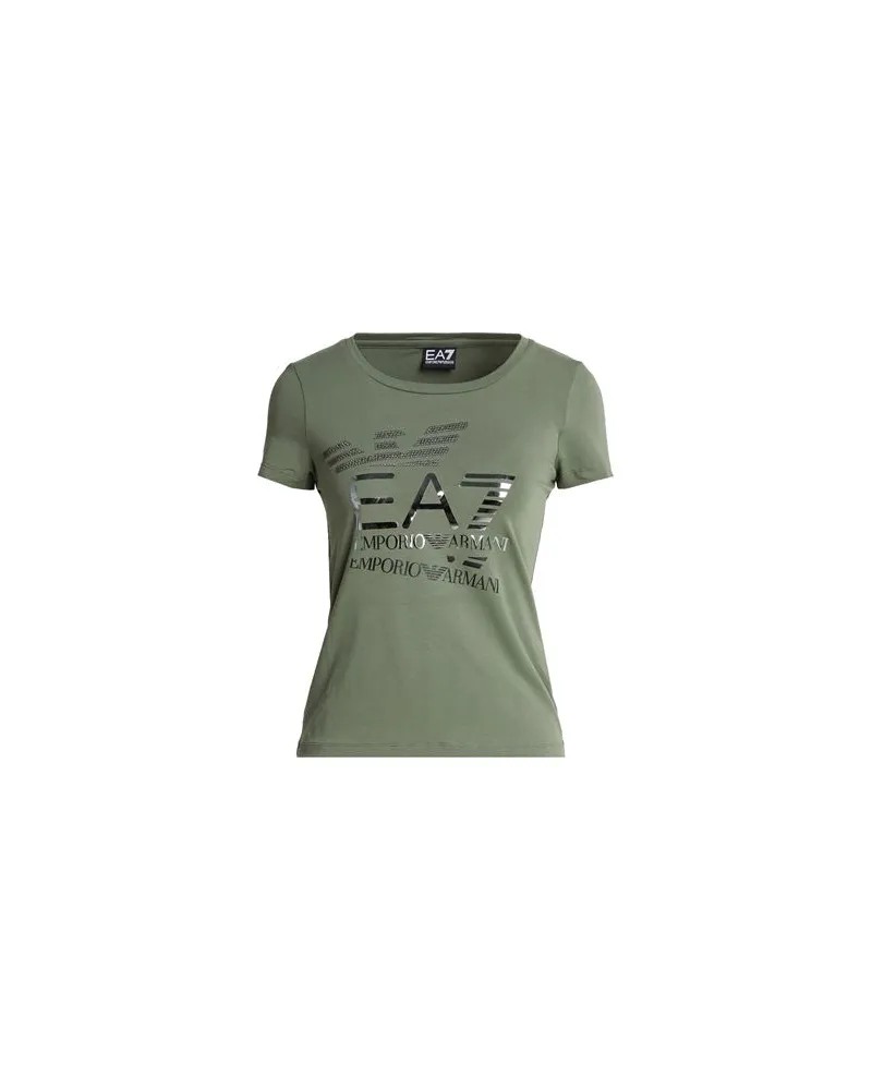 EA7 TOPS - T-shirtsauf YOOX.COM Militärgrün