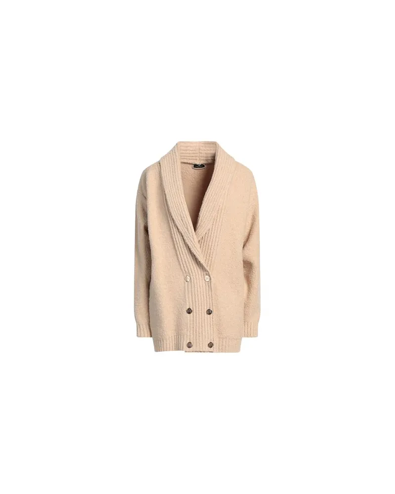 Elisabetta Franchi STRICKWAREN - Strickjackenauf YOOX.COM Beige