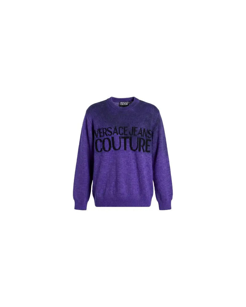 Versace Jeans STRICKWAREN - Pulloverauf YOOX.COM Blau