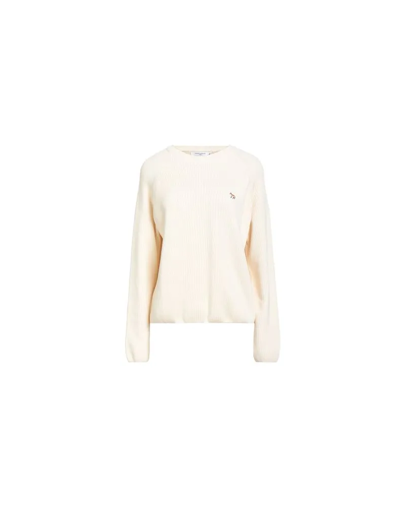 Kitsuné STRICKWAREN - Pulloverauf YOOX.COM Cremeweiß
