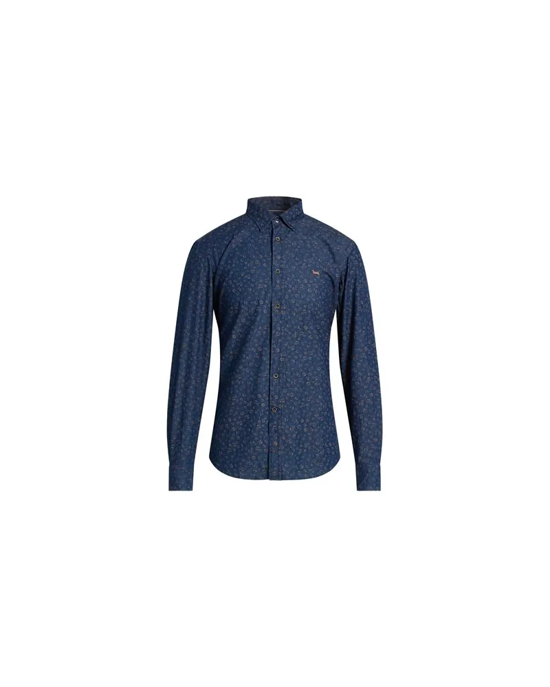 Harmont & Blaine TOPS - Jeanshemdenauf YOOX.COM Blau