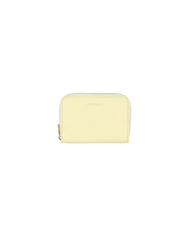 Coccinelle Kleinlederwaren - Brieftaschenauf YOOX.COM Pastellgelb