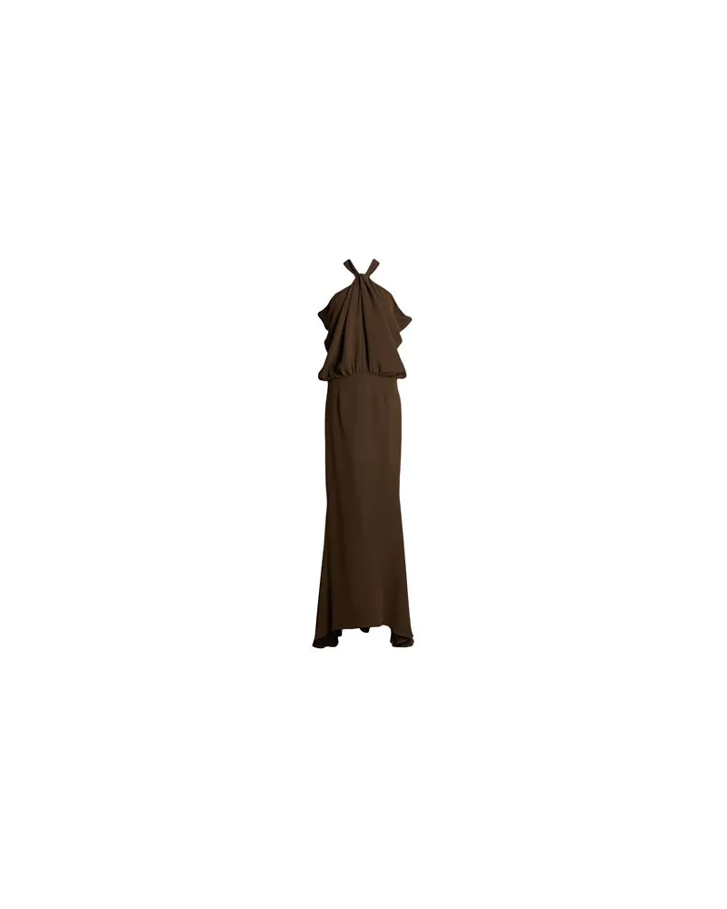 Jacob Lee KLEIDER - Maxi-Kleiderauf YOOX.COM Dunkelbraun