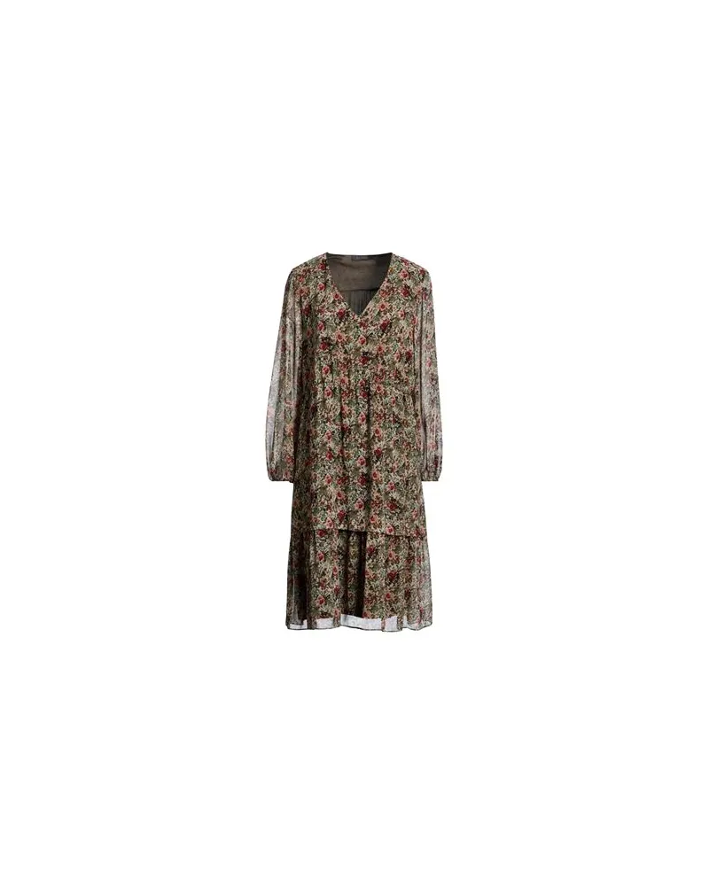 Elena Mirò KLEIDER - Midi-Kleiderauf YOOX.COM Militärgrün