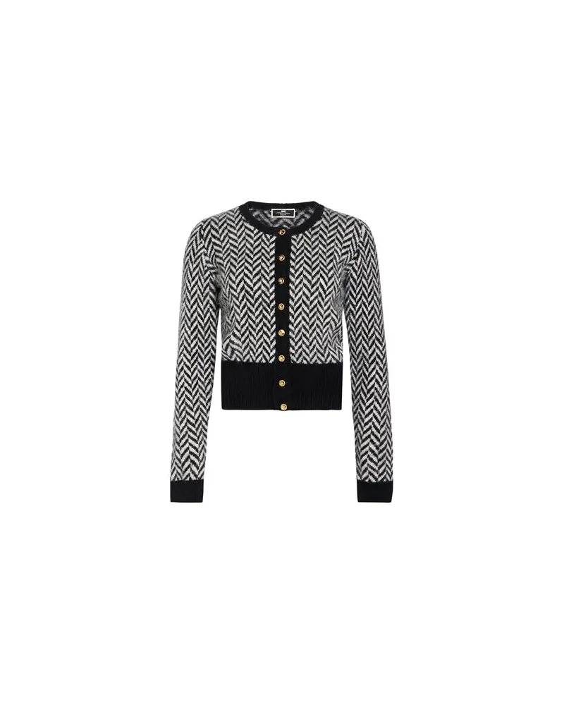 Elisabetta Franchi STRICKWAREN - Strickjackenauf YOOX.COM Grau