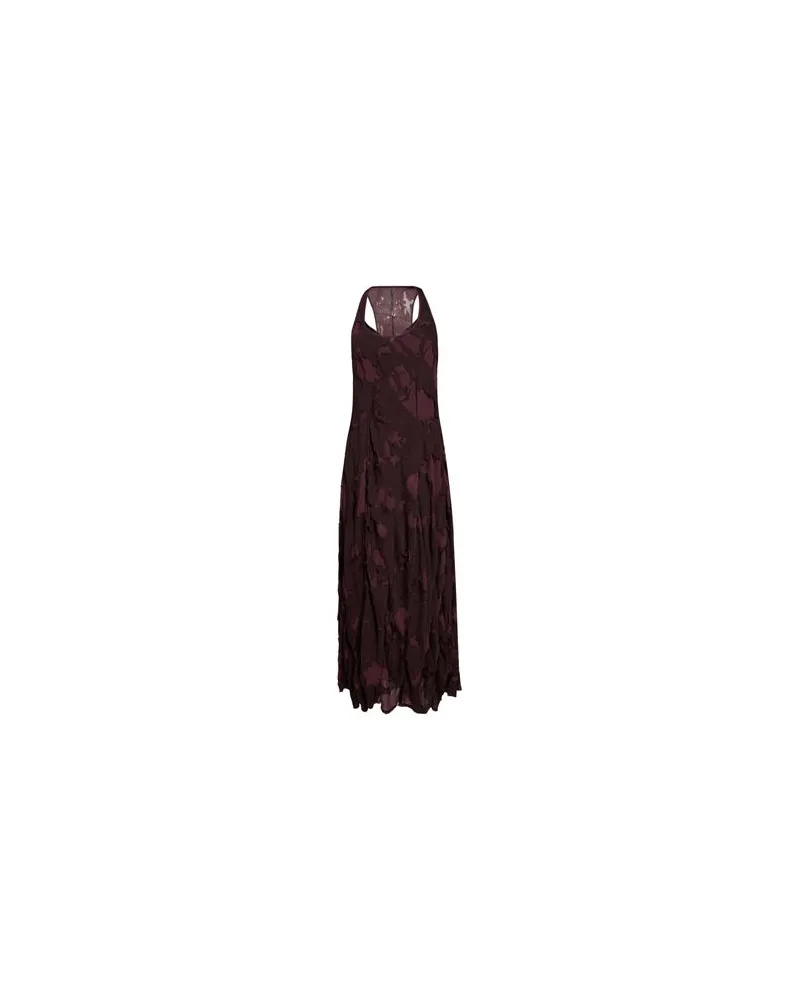 Masnada KLEIDER - Maxi-Kleiderauf YOOX.COM Pflaume