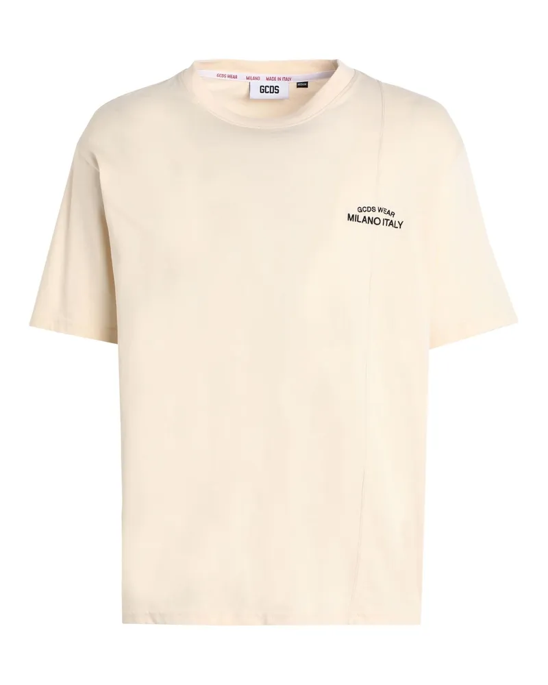 GCDS T-shirts Beige