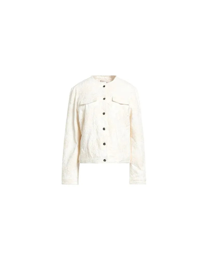 Semicouture JACKEN & MÄNTEL - Jeansjacken/Mäntelauf YOOX.COM Weiß