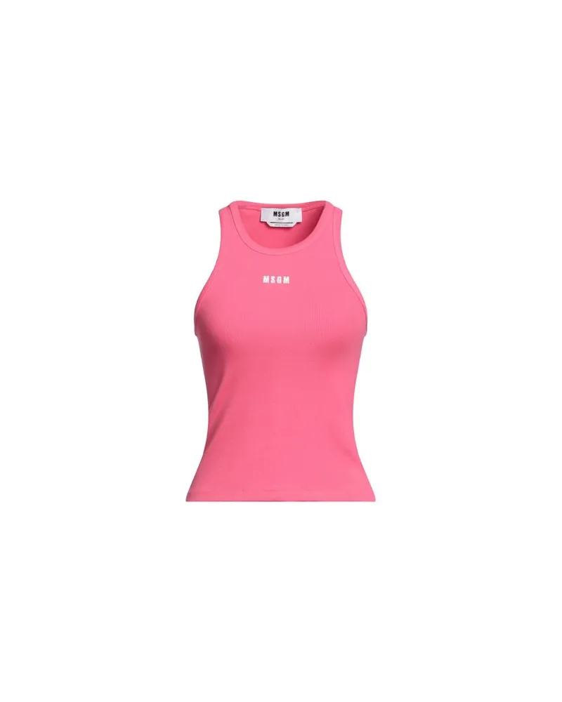 MSGM TOPS - Tank Topsauf YOOX.COM Fuchsia