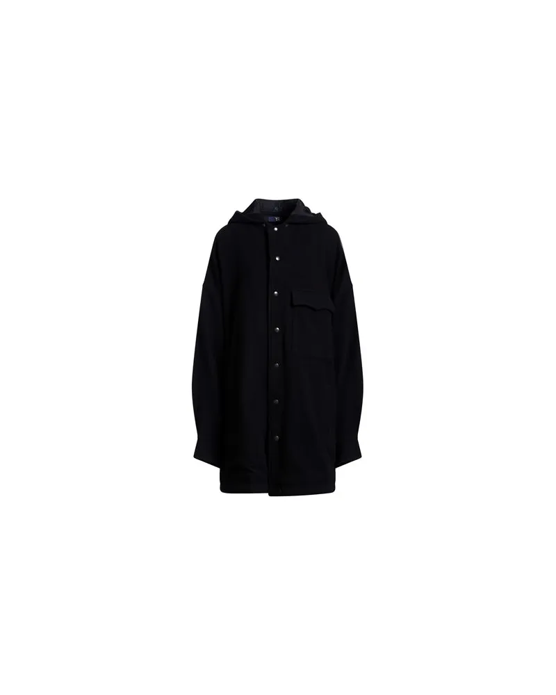 Y'S YOHJI YAMAMOTO JACKEN & MÄNTEL - Mäntelauf YOOX.COM Schwarz