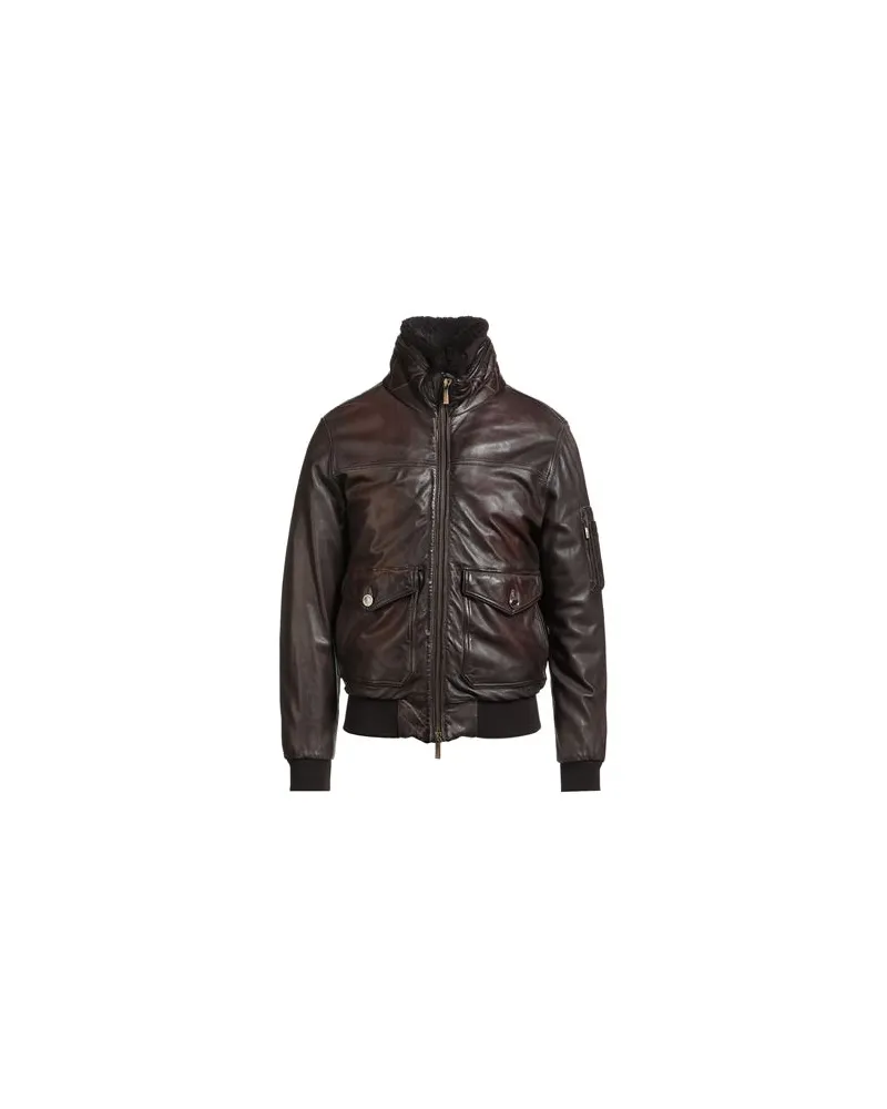 MOORER JACKEN & MÄNTEL - Pufferjacken & Daunenjackenauf YOOX.COM Schokobraun