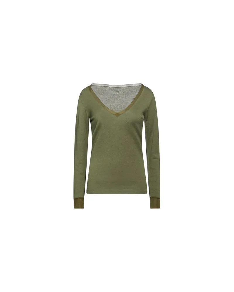 Majestic STRICKWAREN - Pulloverauf YOOX.COM Khaki