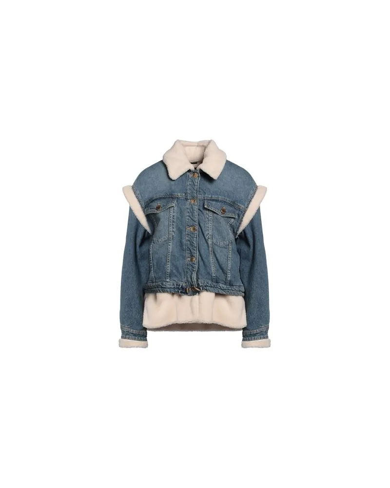 Pinko JACKEN & MÄNTEL - Jeansjacken/Mäntelauf YOOX.COM Blau